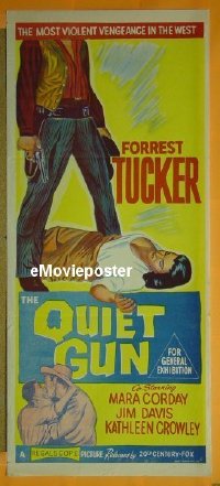 #738 QUIET GUN daybill '57 Forrest Tucker 