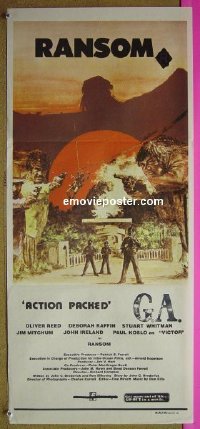 #9049 RANSOM Aust daybill '77 Oliver Reed 