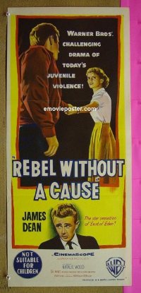 #1870 REBEL WITHOUT A CAUSE Aust daybill