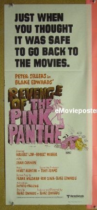 #756 REVENGE OF THE PINK PANTHER daybill '78 