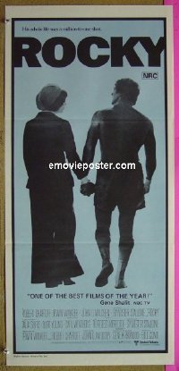 p639 ROCKY Australian daybill movie poster '77 Sylvester Stallone