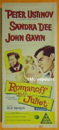 #774 ROMANOFF & JULIET daybill '61 Ustinov 