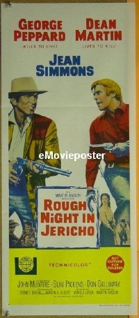 #778 ROUGH NIGHT IN JERICHO daybill 67 Martin 