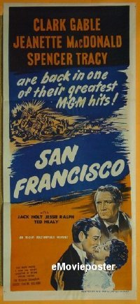 #783 SAN FRANCISCO daybill R50s Clark Gable 