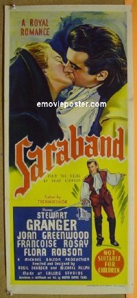 #786 SARABAND FOR DEAD LOVERS daybill '48 