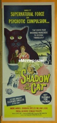 #798 SHADOW OF THE CAT daybill '61 Shelley 
