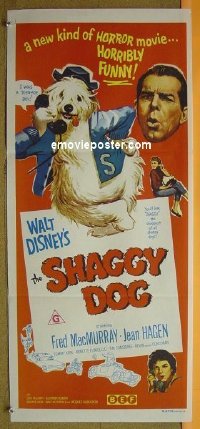 #1914 SHAGGY DOG Aust daybill R70s Disney