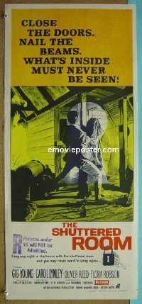 #6984 SHUTTERED ROOM Aust db '66 Gig Young 