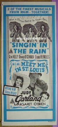 #1955 SINGIN' IN RAIN/MEET ME ST LOUIS AustDB
