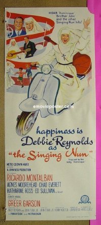 #1928 SINGING NUN Aust daybill '66 Reynolds