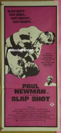 #282 SLAP SHOT Aust daybill '77 Paul Newman 