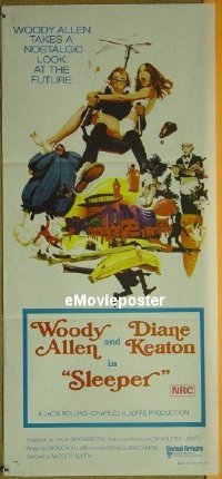 #814 SLEEPER Aust daybill '74 Woody Allen 