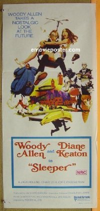 #8729 SLEEPER Aust daybill '74 Woody Allen 
