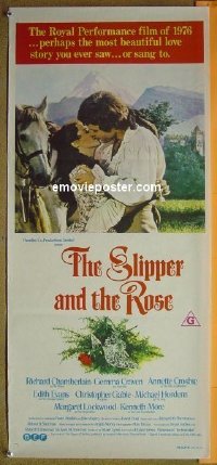 p705 SLIPPER & THE ROSE Australian daybill movie poster '76 Chamberlain