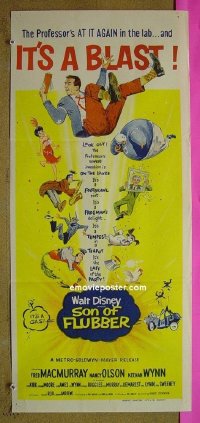 #1940 SON OF FLUBBER Aust daybill '63 Disney
