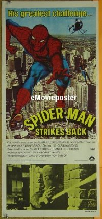 #834 SPIDER-MAN STRIKES BACK Aust daybill '78 
