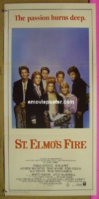 p723 ST ELMO'S FIRE Australian daybill movie poster '85 Lowe, Moore