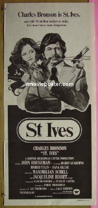 #7862 ST IVES Australian daybill movie poster '76 Charles Bronson
