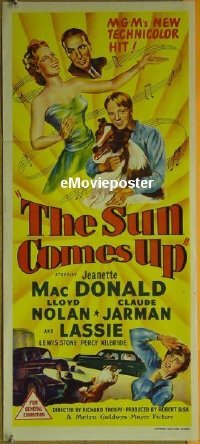 #856 SUN COMES UP daybill 48 MacDonald,Lassie 