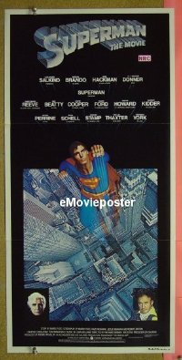 #859 SUPERMAN Aust daybill '78 Reeve, Brando 