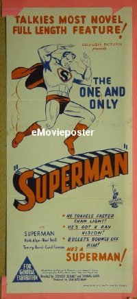 #858 SUPERMAN Aust daybill '48 serial 