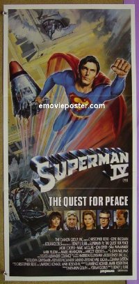 #9167 SUPERMAN 4 Aust db '87 Reeve, Hackman 