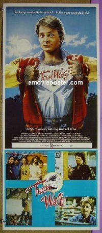 #2044 TEEN WOLF Aust daybill85 Michael J. Fox