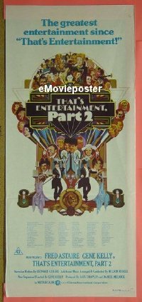 #891 THAT'S ENTERTAINMENT 2 daybill '75 Kelly 