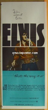 #8398 ELVIS THAT'S THE WAY IT IS Aust db '70 