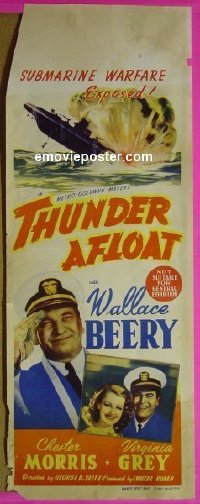 #8031 THUNDER AFLOAT Aust db 39 Wallace Beery 