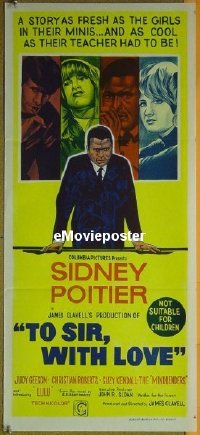 #9195 TO SIR WITH LOVE Aust db '67 Poitier 
