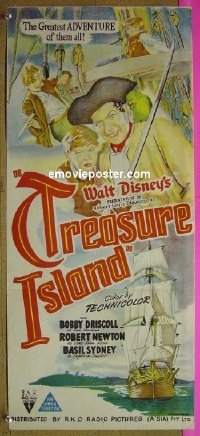 #7054 TREASURE ISLAND Aust db '50 Walt Disney 