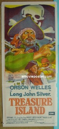 #7055 TREASURE ISLAND Aust db 72 Orson Welles 