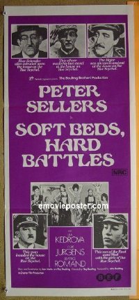 #7949 UNDERCOVERS HERO Australian daybill movie poster '75 Sellers