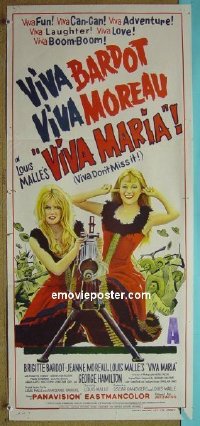 #7067 VIVA MARIA Aust db '66 Bardot, Moreau 