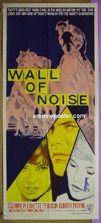 #2113 WALL OF NOISE Aust daybill 63 Pleshette