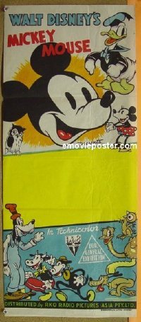 #8593 MICKEY MOUSE Aust daybill 1940s 