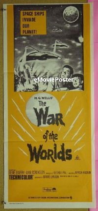 #293 WAR OF THE WORLDS Aust daybill R70s 