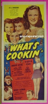 #8825 WHAT'S COOKIN Aust db42 Andrews Sisters 