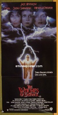 #8832 WITCHES OF EASTWICK Aust db '87 
