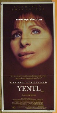 #8841 YENTL Aust daybill '83 Barbra Streisand 