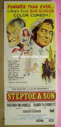 #1957 STEPTOE & SON Aust daybill '72 Brambell