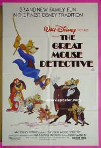 #1162 GREAT MOUSE DETECTIVE Aust 1sh86 Disney