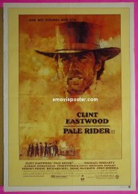 #2054 PALE RIDER Aust 1sh 85 Clint Eastwood 
