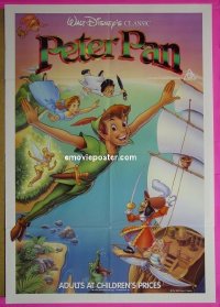 #2057 PETER PAN Aust 1sh R92 Disney classic