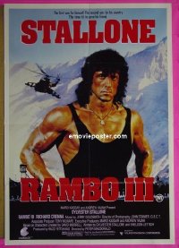 #2074 RAMBO 3 Aust 1sh '88 Sylvester Stallone 