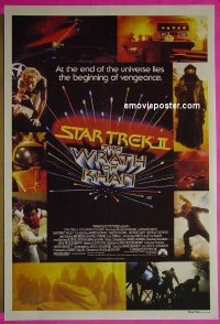 #7874 STAR TREK 2 Aust 1sh '82 Nimoy, Shatner 
