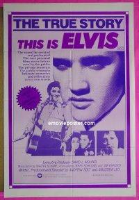 #1269 THIS IS ELVIS Aust 1sh81 Elvis Presley!