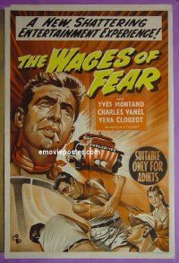 #8137 WAGES OF FEAR Aust 1sh '53 Yves Montand 