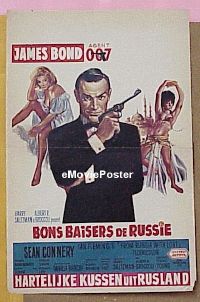 #075 FROM RUSSIA WITH LOVE Belgian poster '64 